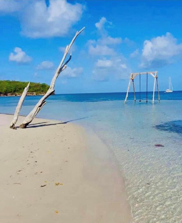 - Les Pieds Dans L'Eau A 50M De La Plage, Cote Mer Caraibe - Domaine De L'Anse Caritan - Sainte-Anne - Екстериор снимка